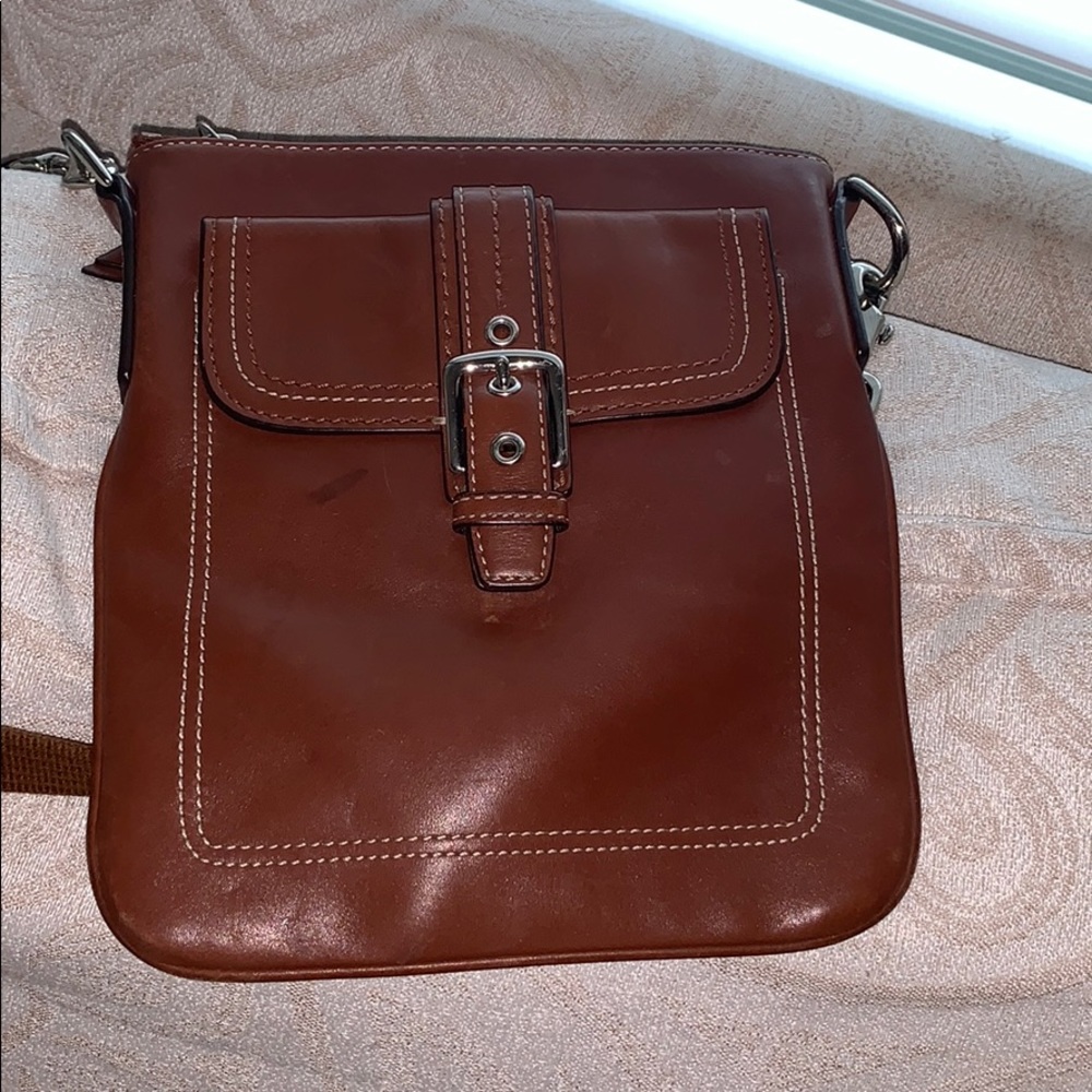 Authentic Brown Coach Crossbody purse